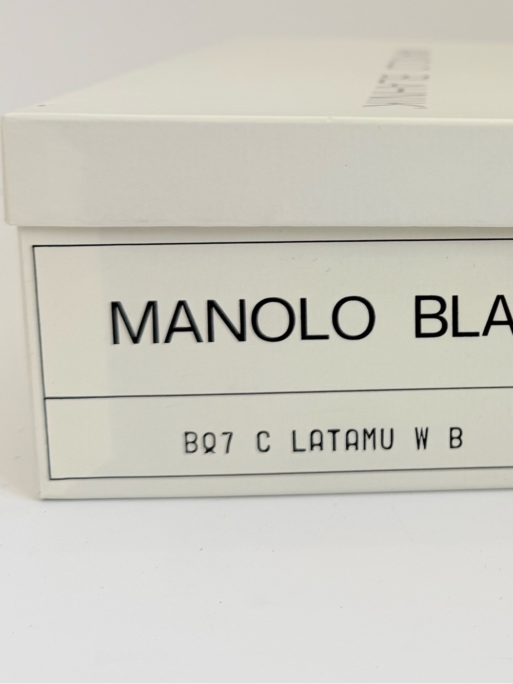 Manolo Blahnik LATAMU Black White Gingham Check Bow Pointed Toe Kitten mules 38 - Picture 10 of 10